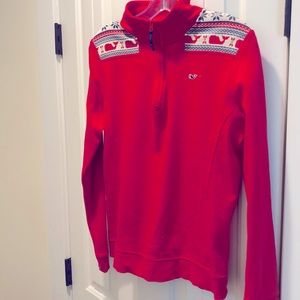 Vineyard Vines Womens Quarter Zip Sweatshirt